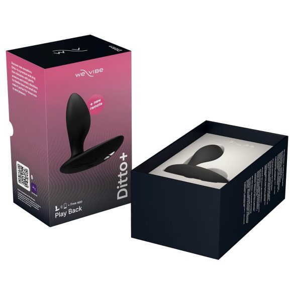 We-Vibe Ditto+ - smart, oppladbar analvibrator (svart)