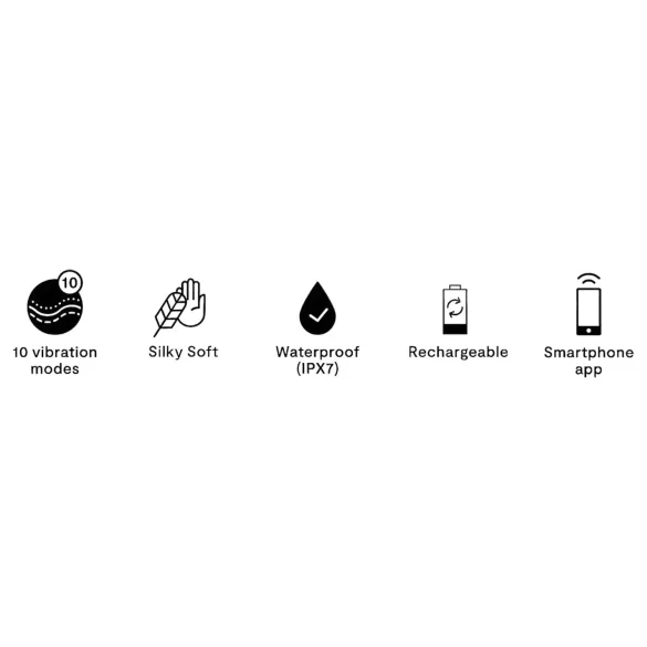 We‑Vibe Ditto+ - App-styrt analvibrator (svart)