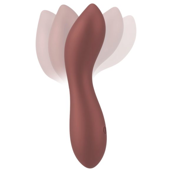 Smile - fleksibel mini G-punkt vibrator (bronse)