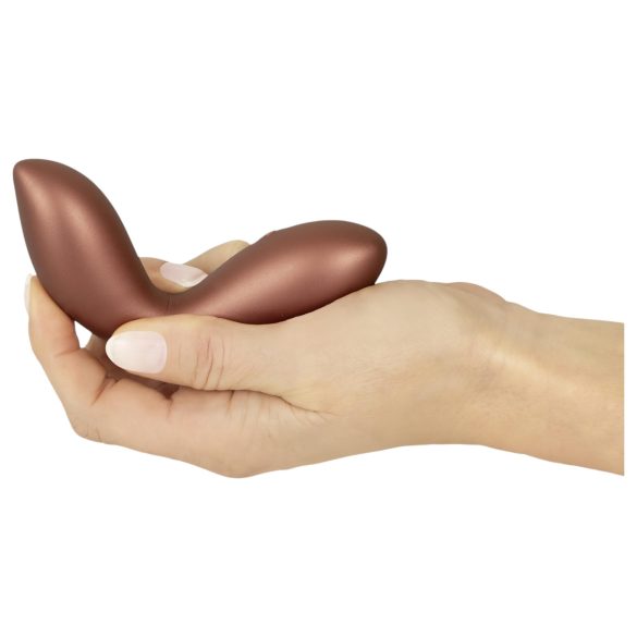 Smile - fleksibel mini G-punkt vibrator (bronse)