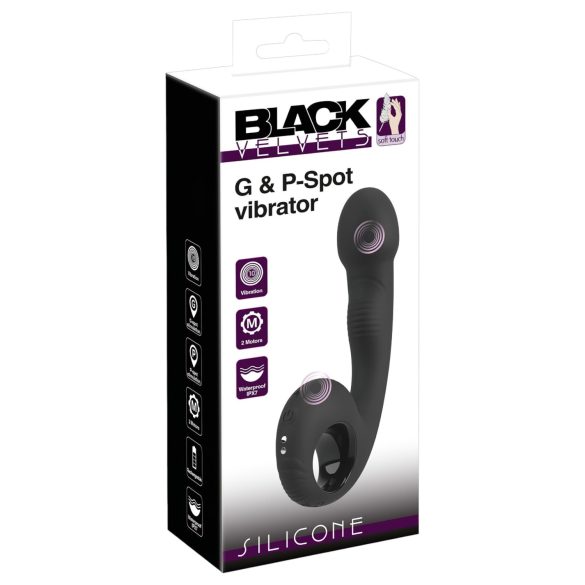 Black Velvet - G- og P-punktvibrator (svart)
