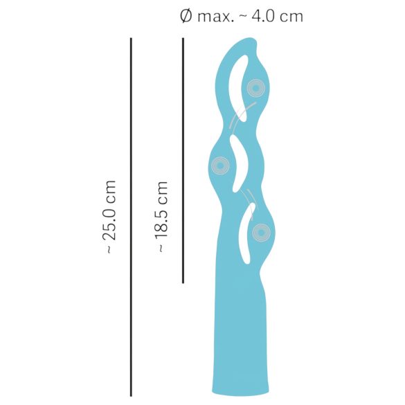 You2Toys Fabulous - oppladbar 3-motor vibrerende (blå)