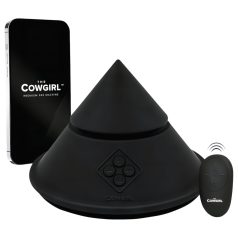 The Cowgirl Kjegle - smart sexmaskin med ulike tilbehør (svart)   The Cowgirl Kjegle - smart sexmaskin med ulike tilbehør (svart)