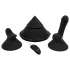 The Cowgirl Cone - app-styrt premium sexmaskin - med 2 utskiftbare tilbehør, 20 vibrasjonsmoduser (svart)