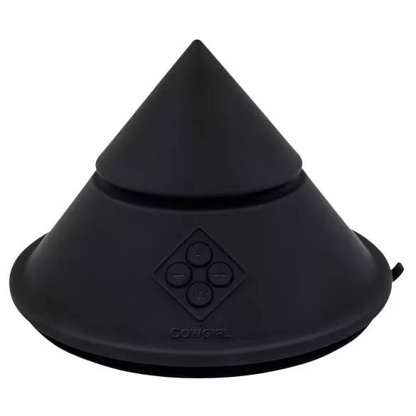 The Cowgirl Cone - app-styrt premium sexmaskin - med 2 utskiftbare tilbehør, 20 vibrasjonsmoduser (svart)