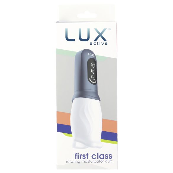 LUX Active First Class - roterende masturbator (hvit-grå)