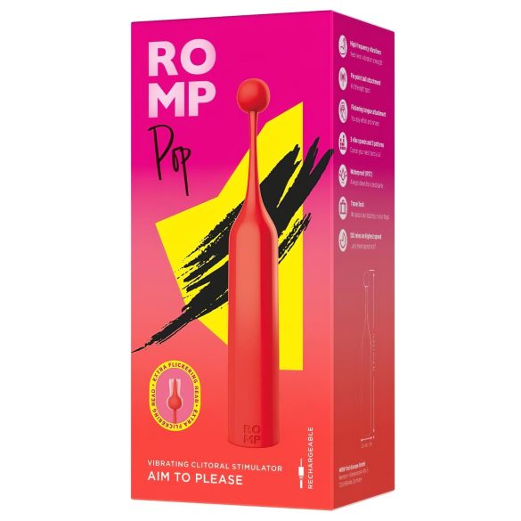ROMP Pop - mini klitorisvibrator (rød)