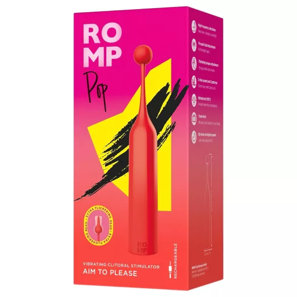 ROMP Pop - mini klitorisvibrator (rød)