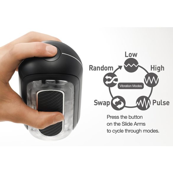 TENGA Flip Zero - kraftig masturbator (svart)