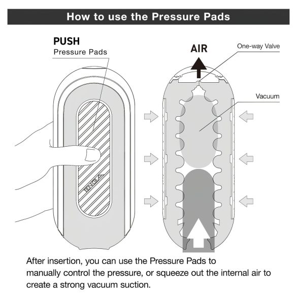 TENGA Flip Zero - kraftig masturbator (svart)