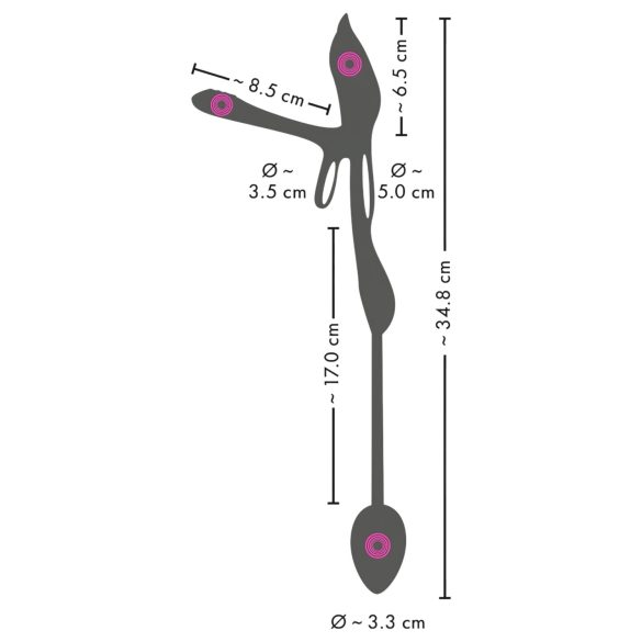 Couples Choice - multifunksjonell vibrasjons penisring (svart)