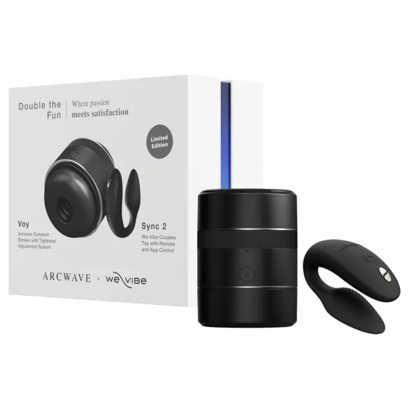 Arcwave Voy og We-Vibe Sync 2 - Double the Fun sett (svart)
