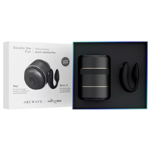 Arcwave Voy og We-Vibe Sync 2 - Double the Fun sett (svart)