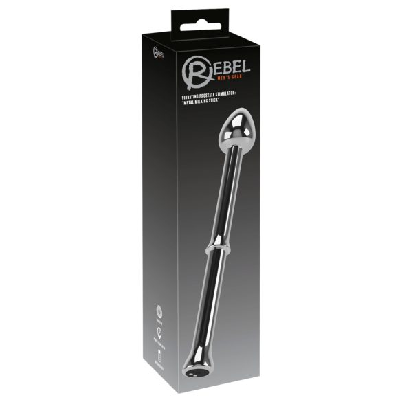 Rebel - metall prostatavibrator (sølv)