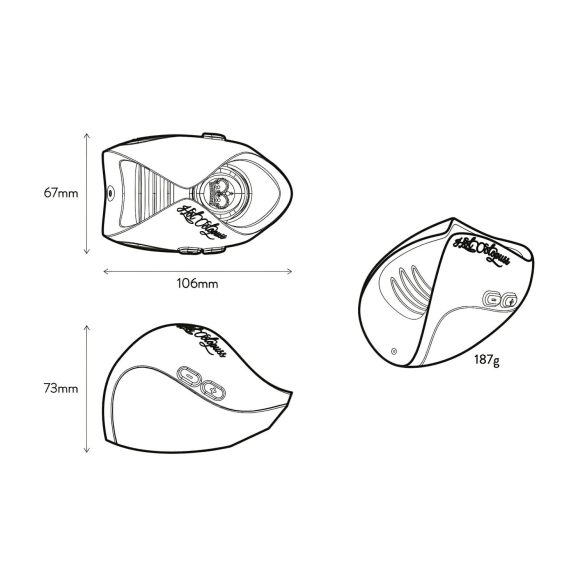 Pulse Solo Essential Dragon Eye - Masturbator (blå) - Begrenset utgave