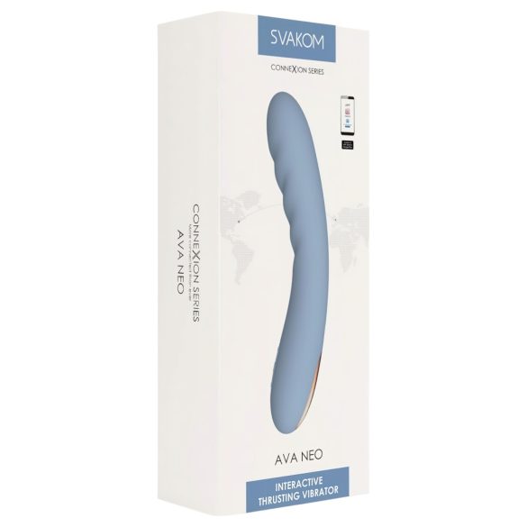 Svakom Ava Neo - smart pulserende vibrator (blå)