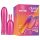 Durex Tease & Vibe - stavvibrator med kanin klitorisstimulator (rosa)
