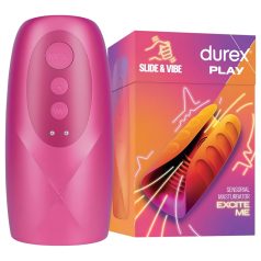   Durex Slide & Vibe - oppladbar, vanntett klitorisvibrator (rosa)