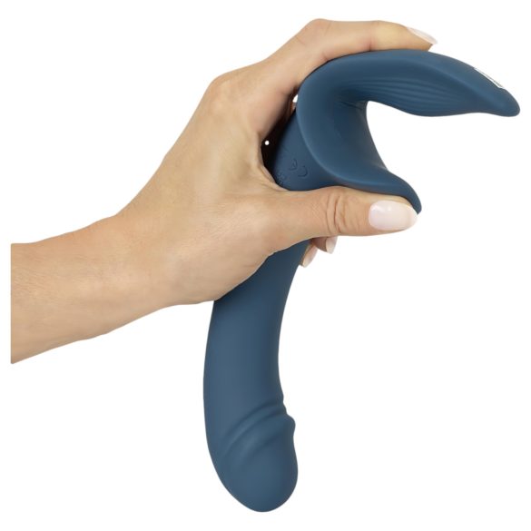 You2Toys - Festlig Strap-On Vibratorsett (Svart-Blå)