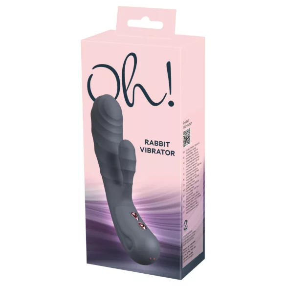 You2Toys - Oh! Rabbit klitorisstimulator-vibrator (svart)