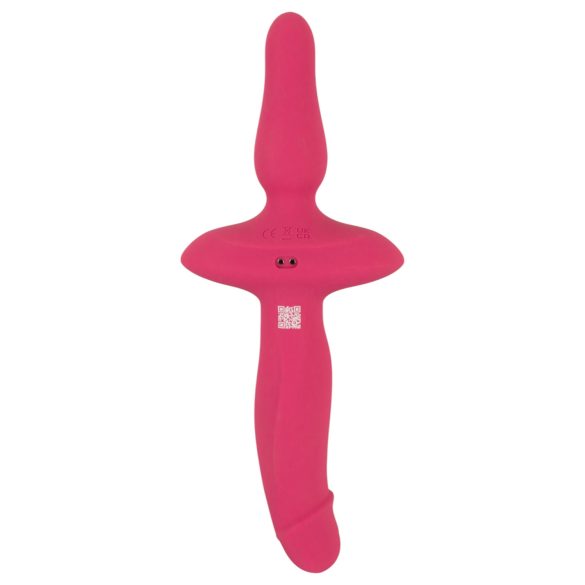 Parenes Favoritt - 2i1 vibrator og analplugg (rosa)