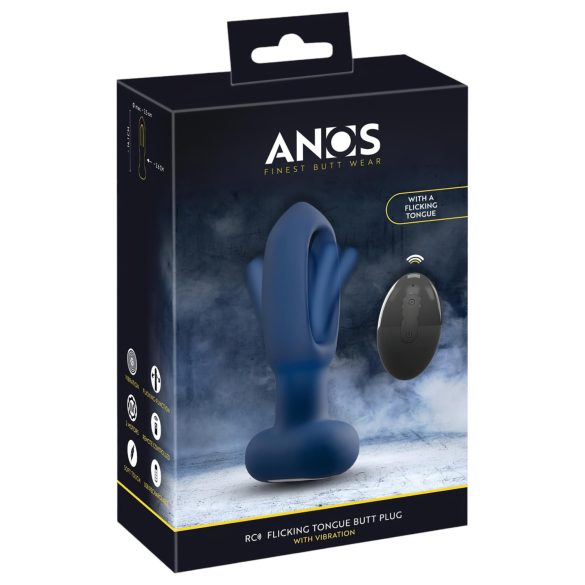 ANOS - slikkende analvibrator (blå)
