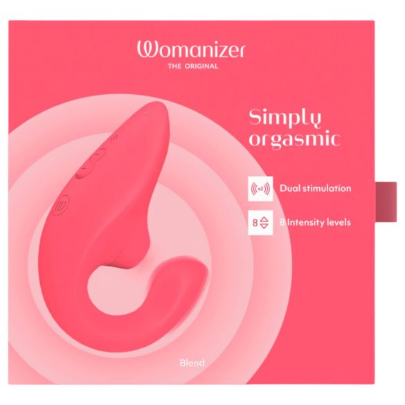 Womanizer Blend - G-punktvibrator og klitorisstimulator (korall)