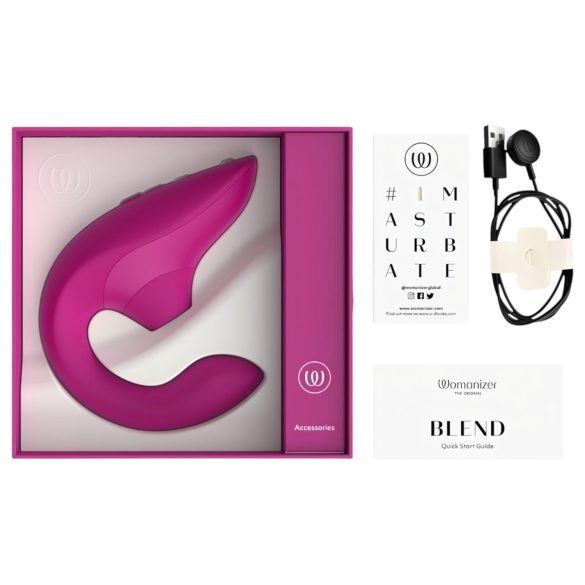 Womanizer Blend - G-punktvibrator og klitorisstimulator (rosa)