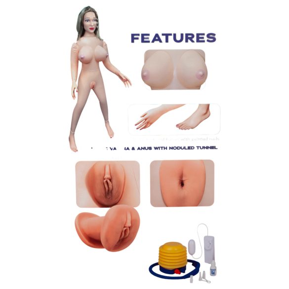 Excellent Power Amanda - livaktig vibrerende dukke