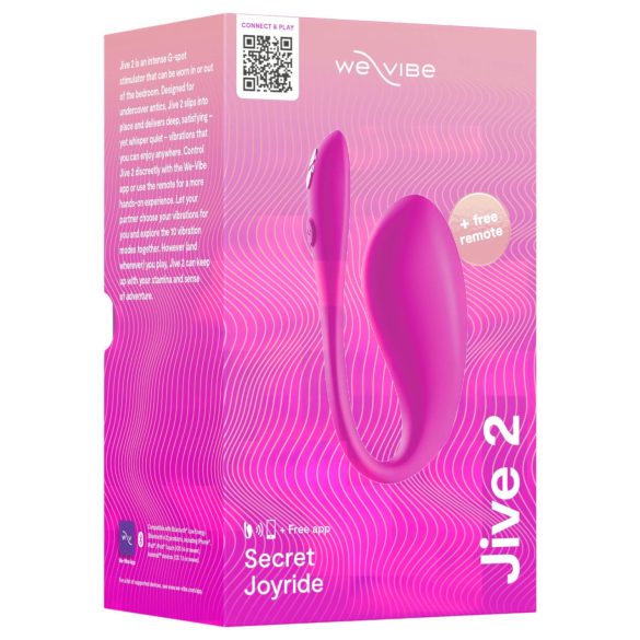 We-Vibe Jive 2 - oppladbar, smart vibrasjonsegg (rosa)