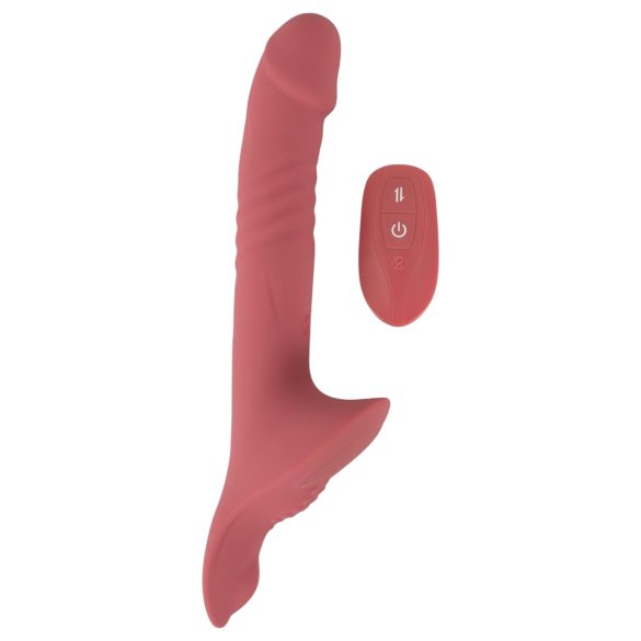 You2Toys - Rødt Strap-On Vibratorsett