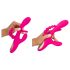 SMILE - trippel arm, tungevibrator (rosa)