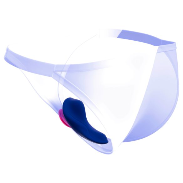 Smile RC Trusevibrator med fjernkontroll (blå)