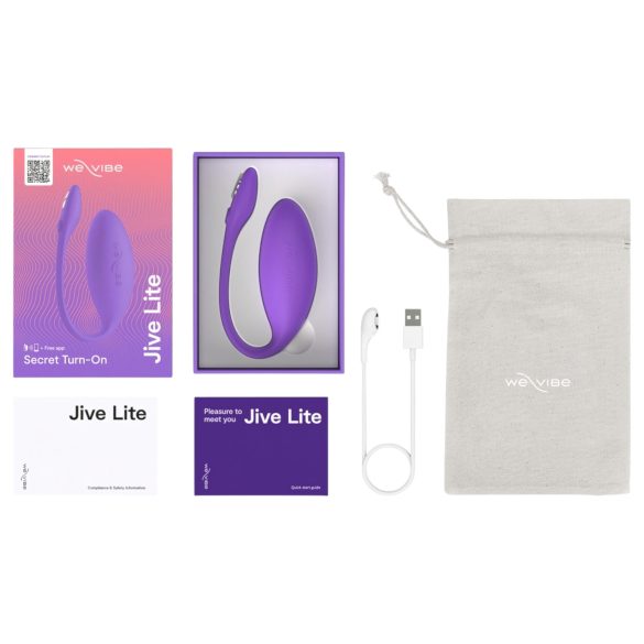 We-Vibe Jive Lite - oppladbart, smart vibrerende egg (lilla)