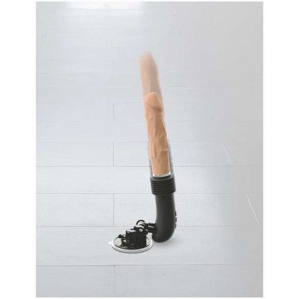 You2Toys RC Pulemaskin Flesh - støtende vibrator (svart)