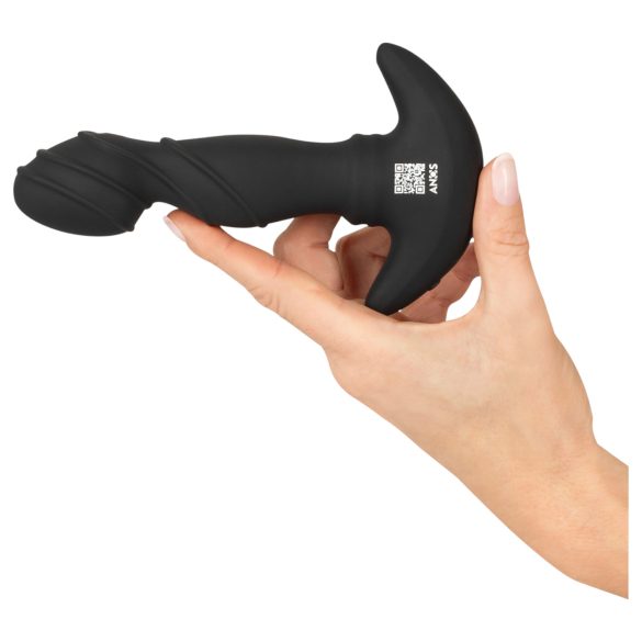 ANOS - bevegelig ring prostata vibrator (svart)