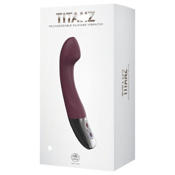 Excellent Power Titanz - oppladbar G-punkt vibrator (rød)