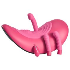 VibePad Rideon - pulserende G-punkt- og klitorisstimulatorhuske (rosa)   VibePad Rideon - pulserende G-punkt- og klitorisstimulatorhuske (rosa)