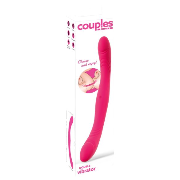Couples Choice - dobbeltsidig vibrator (rosa)