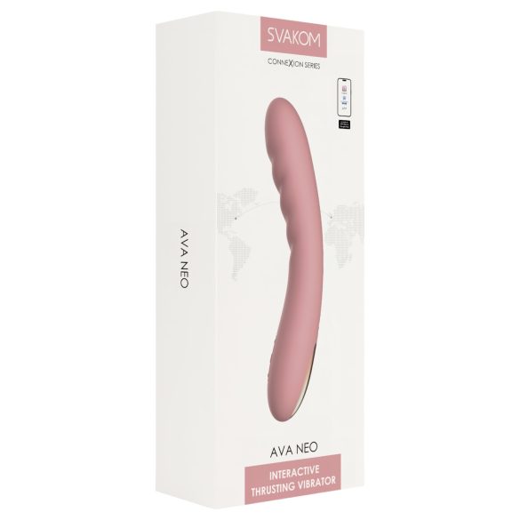 Svakom Ava Neo - smart opp-ned vibrator (rosa)