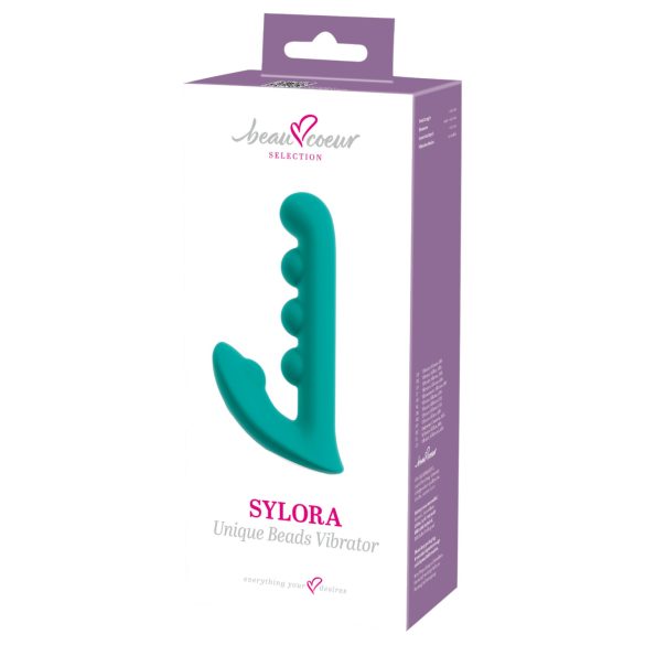 Beau Coeur Sylora - perler 2i1 vibrator (grønn)