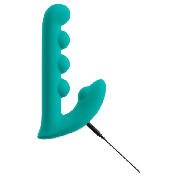 Beau Coeur Sylora - perler 2i1 vibrator (grønn)