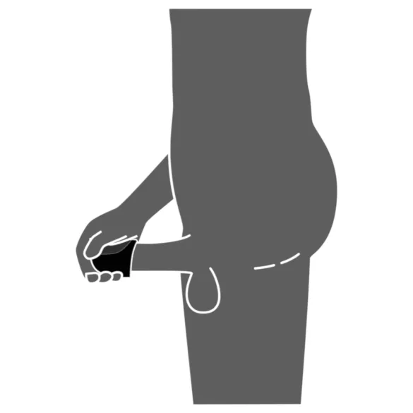 Rebel - vanntett akornvibrator (svart)