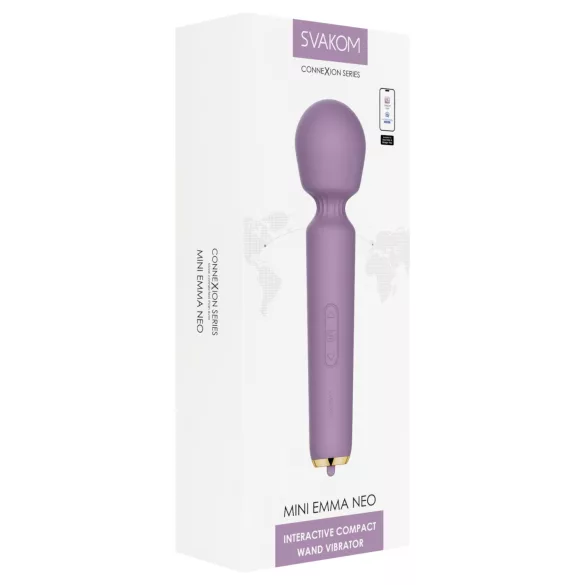 Svakom Mini Emma Neo - App-styrt massasjevibrator (lilla)
