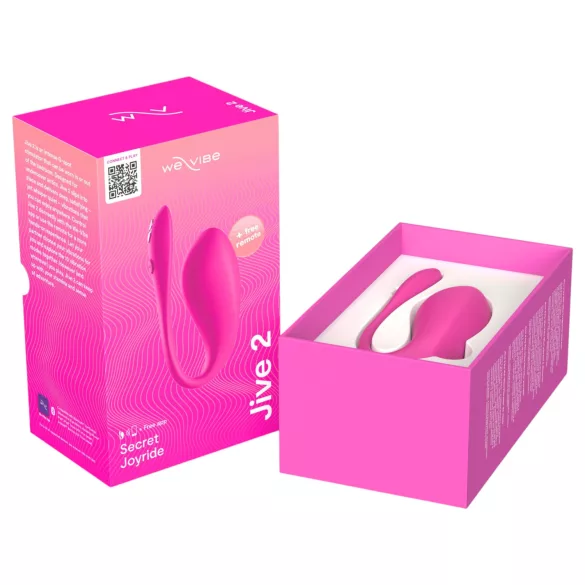 We-Vibe Jive 2 - bærbar, fjernstyrt G-punktvibrator (rosa)