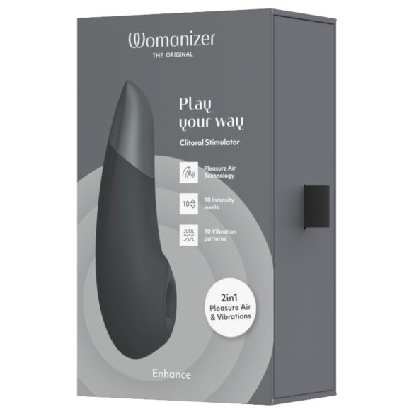 Womanizer Enhance - luftbølgebasert klitorisstimulator (svart)