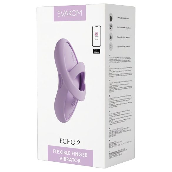 Svakom Echo 2 - smart finger-vibrator (rosa)