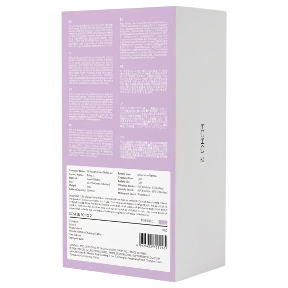 Svakom Echo 2 - smart finger-vibrator (rosa)