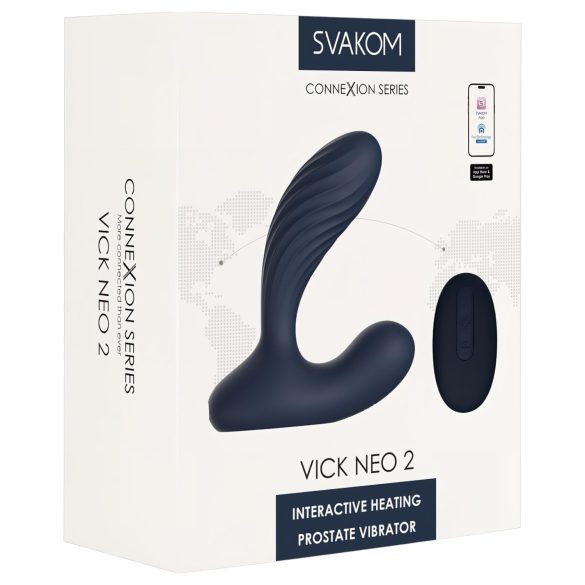 Svakom Vick Neo 2 - smart analvibrator (blå)