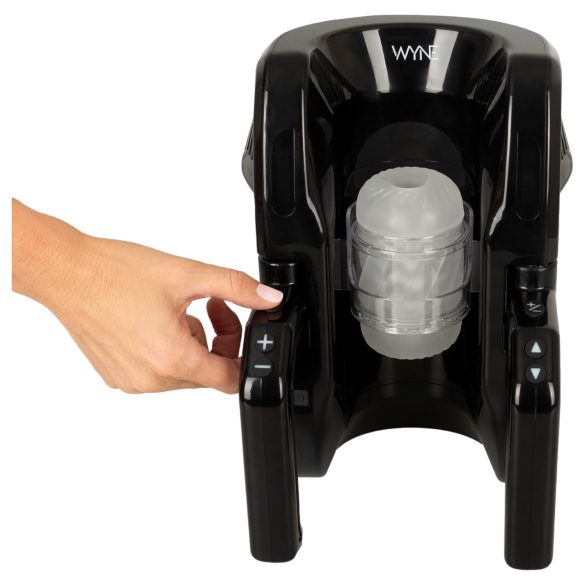 WYNE 10 - Automatisk Masturbator med Håndtak (Svart)